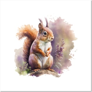 Happy little squirrel ❤❤ Posters and Art